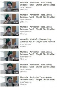 Shaykh Gibril Haddad: al-Harith al-Muhasibi Risalat al-Mustarshidin Series